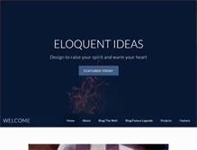 Tablet Screenshot of eloquentideas.com